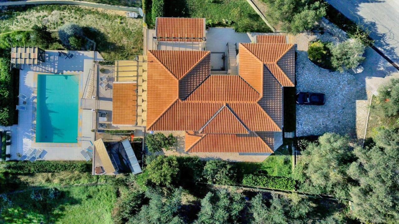 Villa Afionas - 3 Minutes From The Beach With Heated Eco-Pool And Sunset View Exterior photo